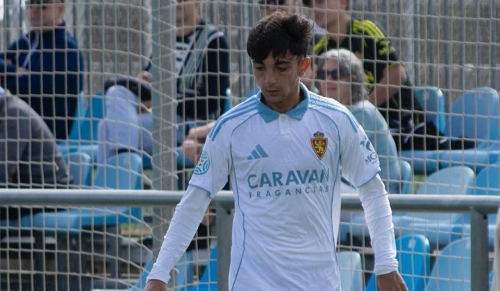 Jaime Tobajas podría debutar con el Real Zaragoza ante el Sporting