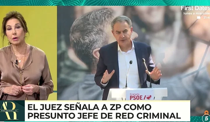 Ana Rosa Quintana Critiques Former President Zapatero Amidst Corruption Allegations