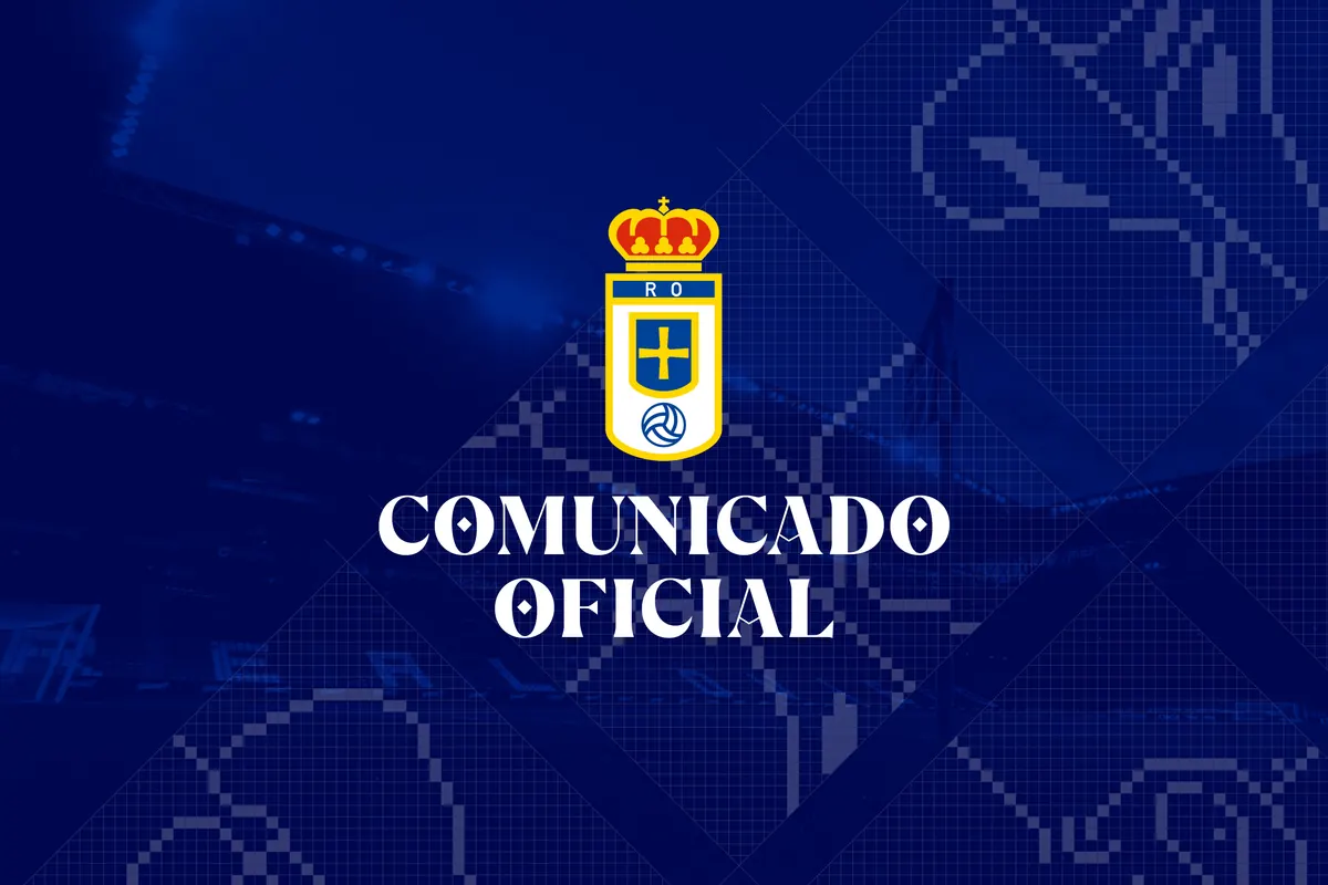Escudo del Real Oviedo y estadio Carlos Tartiere.
