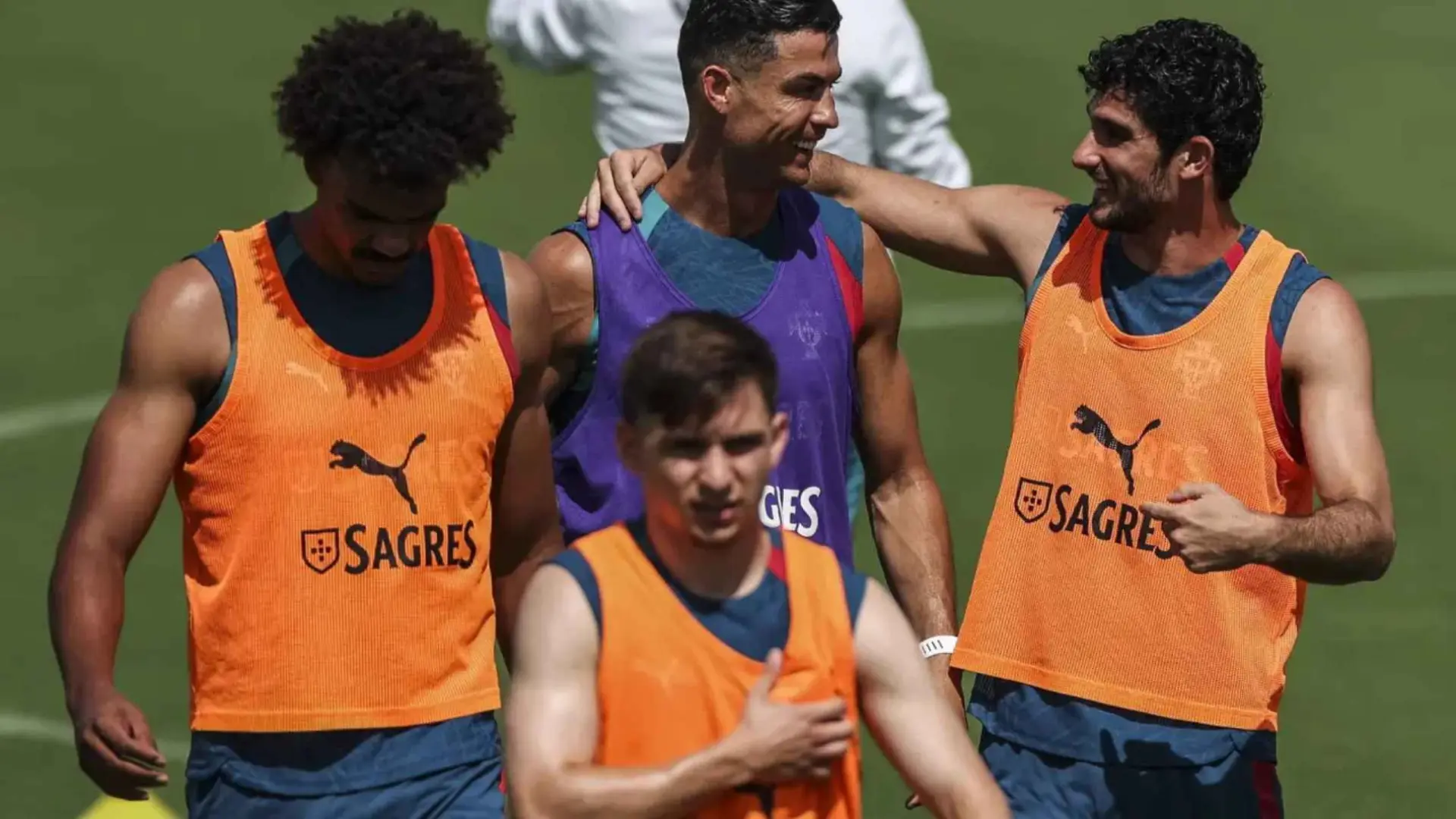 Cristiano Ronaldo celebra un gol con la selección de Portugal durante un partido del Mundial 2026.