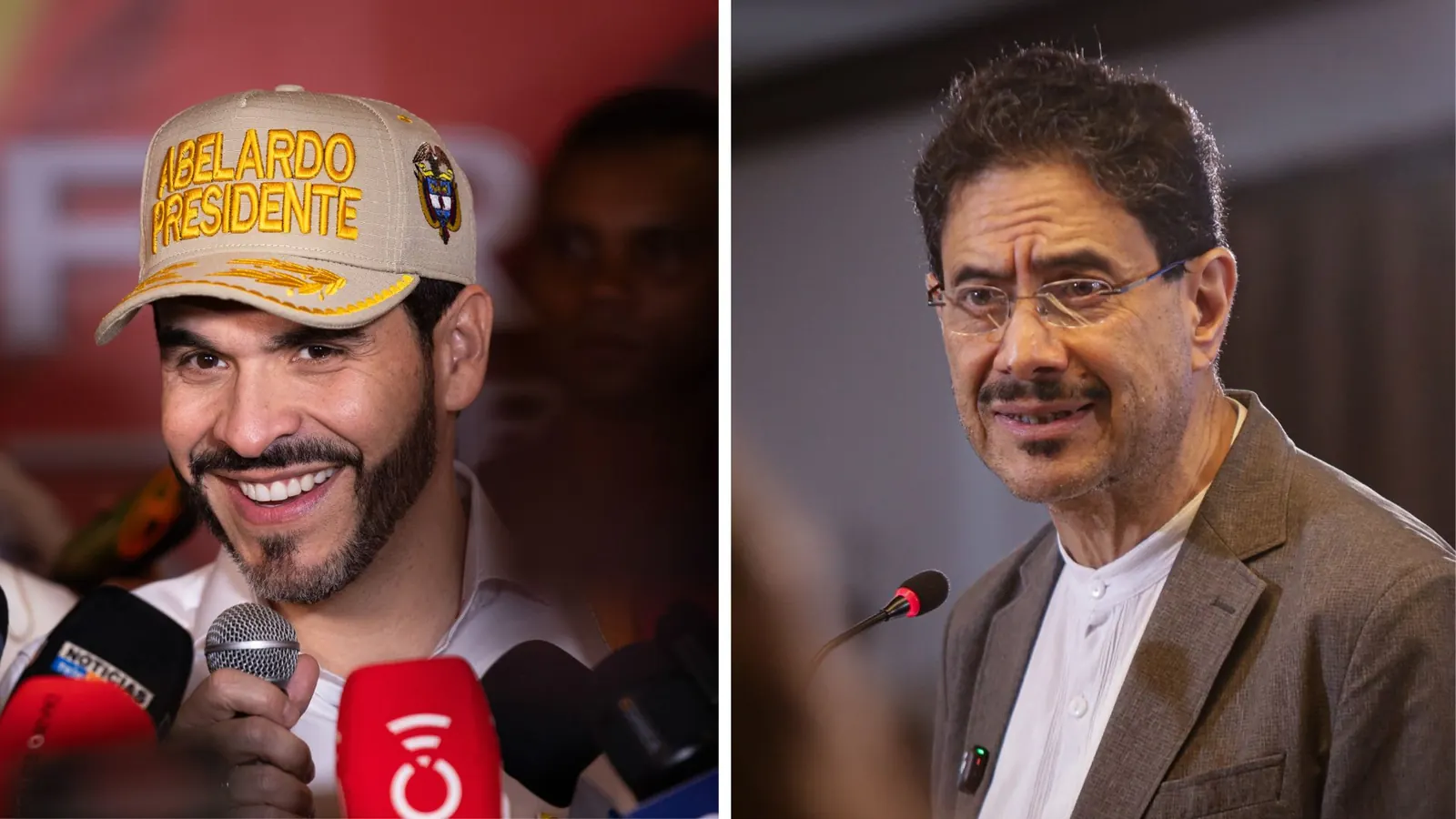 Abelardo de la Espriella e Iván Cepeda, candidatos a la presidencia de Colombia