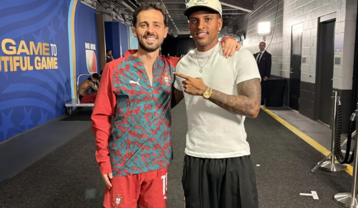 El delantero brasileño del Real Madrid, Rodrygo Goes, ha protagonizado un encuentro inesperado en Miami con su futuro compañero de equipo, B