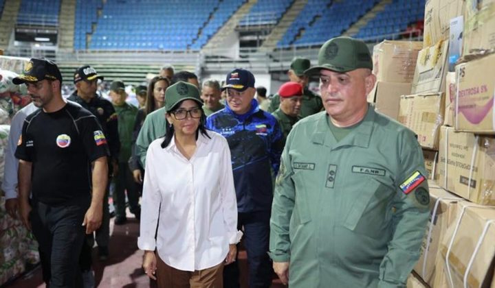 La presidenta encargada de Venezuela, Delcy Rodríguez, defendió la respuesta del Estado venezolano ante el doble terremoto que ha dejado mil