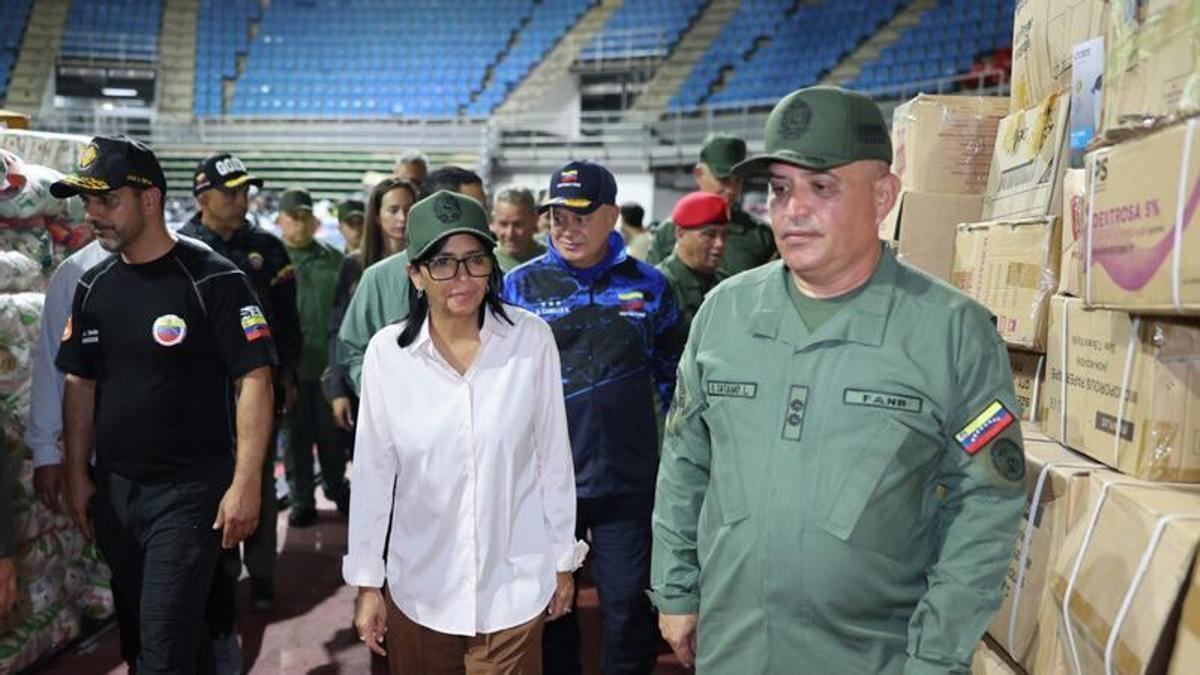 La presidenta encargada de Venezuela, Delcy Rodríguez, defendió la respuesta del Estado venezolano ante el doble terremoto que ha dejado mil