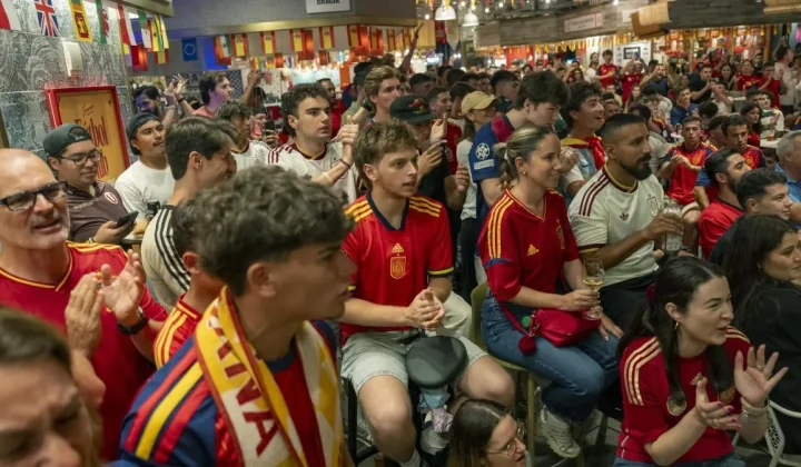El partido de cuartos de final del Mundial de fútbol entre España y Portugal, que finalizó con un resultado de 1-0 a favor de la selección e