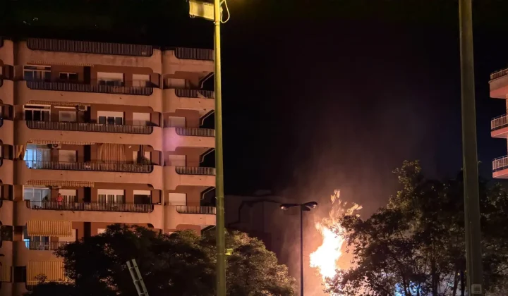 Una deflagración de gas en las obras del metro de Sants causa ocho heridos, dos de ellos graves