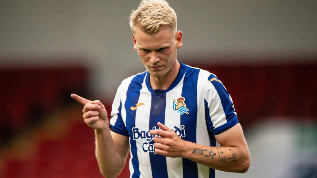 Óskarsson prolonga su racha goleadora en la pretemporada de la Real Sociedad