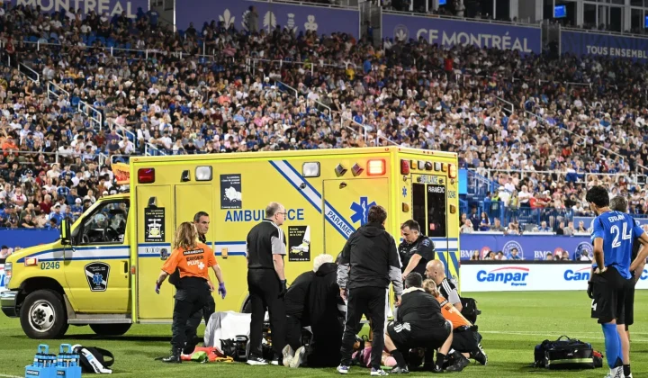 Sustó en la MLS: Berterame sale en ambulancia tras un fuerte choque; Suárez marca el penalti que da la victoria al Inter Miami