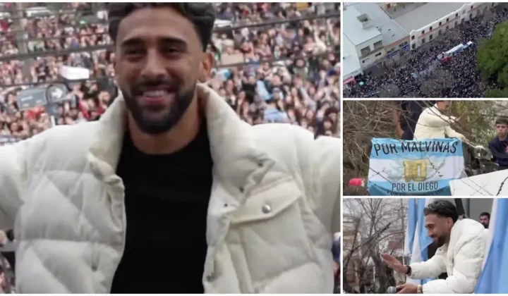Nico González recibe un emotivo homenaje en Escobar mientras Atlético y Juventus negocian su futuro