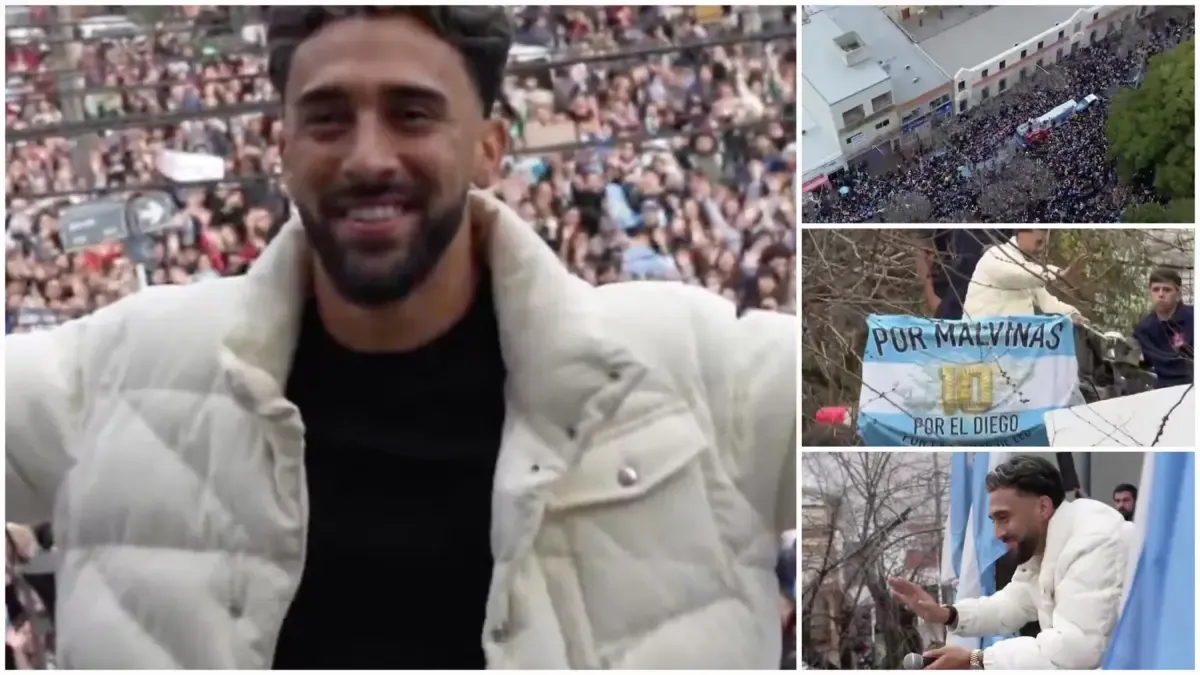 Nico González recibe un emotivo homenaje en Escobar mientras Atlético y Juventus negocian su futuro