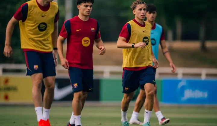 Fermín López acelera su recuperación y aumenta carga de trabajo en el stage del Barça