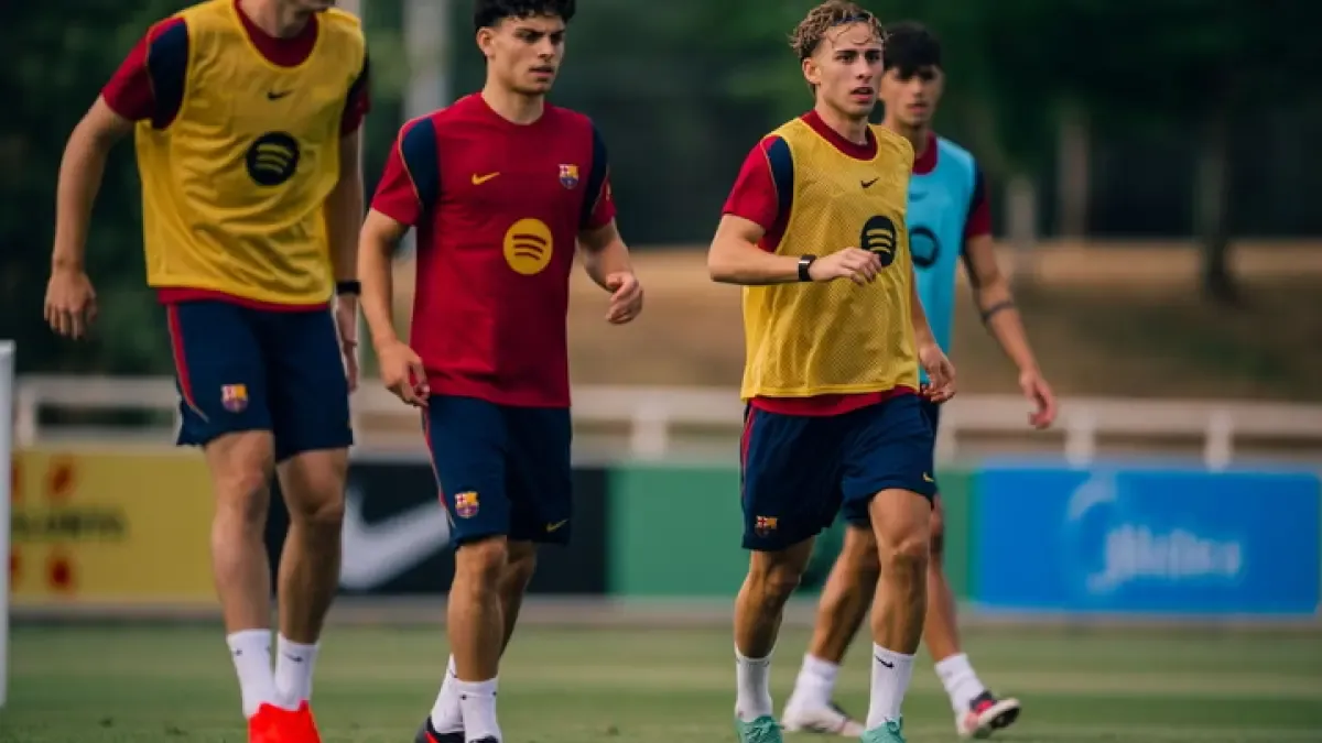 Fermín López acelera su recuperación y aumenta carga de trabajo en el stage del Barça