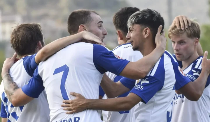 El Real Zaragoza inicia la pretemporada con victoria ante el Utebo (2-0) en Boltaña