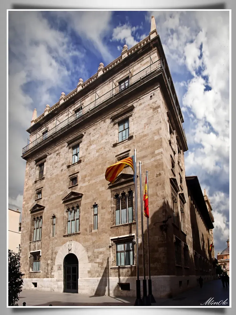 Fachada del Palau de la Generalitat Valenciana, sede del gobierno autonómico.
