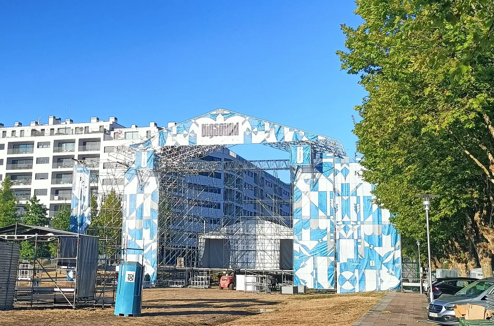 Escenario del festival Bigsound en Pontevedra
