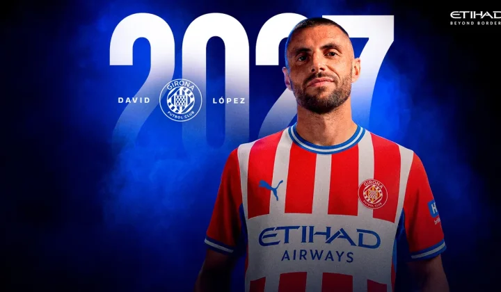 El Girona FC ha anunciado la renovación de David López por una temporada más. El defensa barcelonés, cuyo contrato finalizaba el pasado 30 d