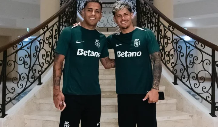 El extremo uruguayo Maxi Araújo ha regresado a Portugal tras su participación en el Mundial y se ha incorporado a la concentración del Sport