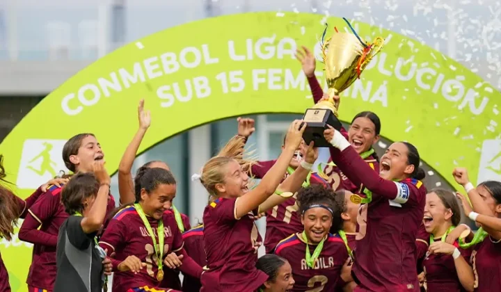 Venezuela hace historia y conquista la CONMEBOL Liga Evolución Sub15 Femenina por primera vez
