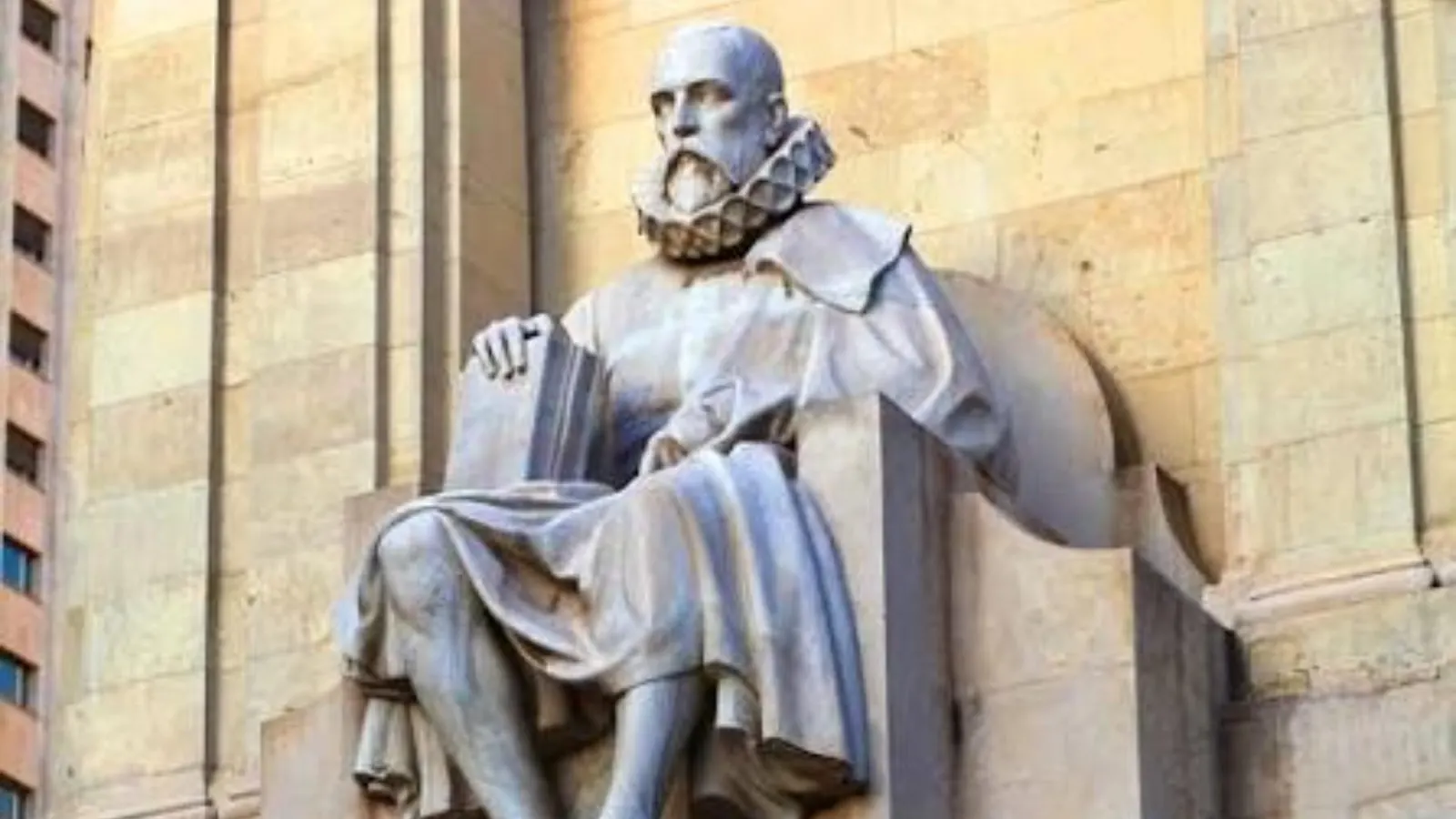 Retrato de Miguel de Cervantes Saavedra, escritor español del Siglo de Oro, autor de Don Quijote de la Mancha