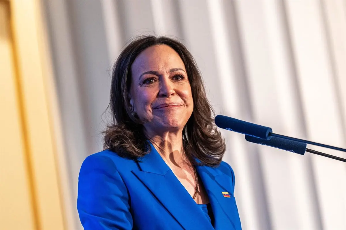 María Corina Machado, líder opositora venezolana y candidata presidencial inhabilitada